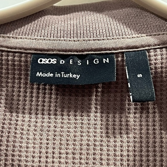 Men's brown Polo Shirt with Embroidered Design - Picture 3 of 4